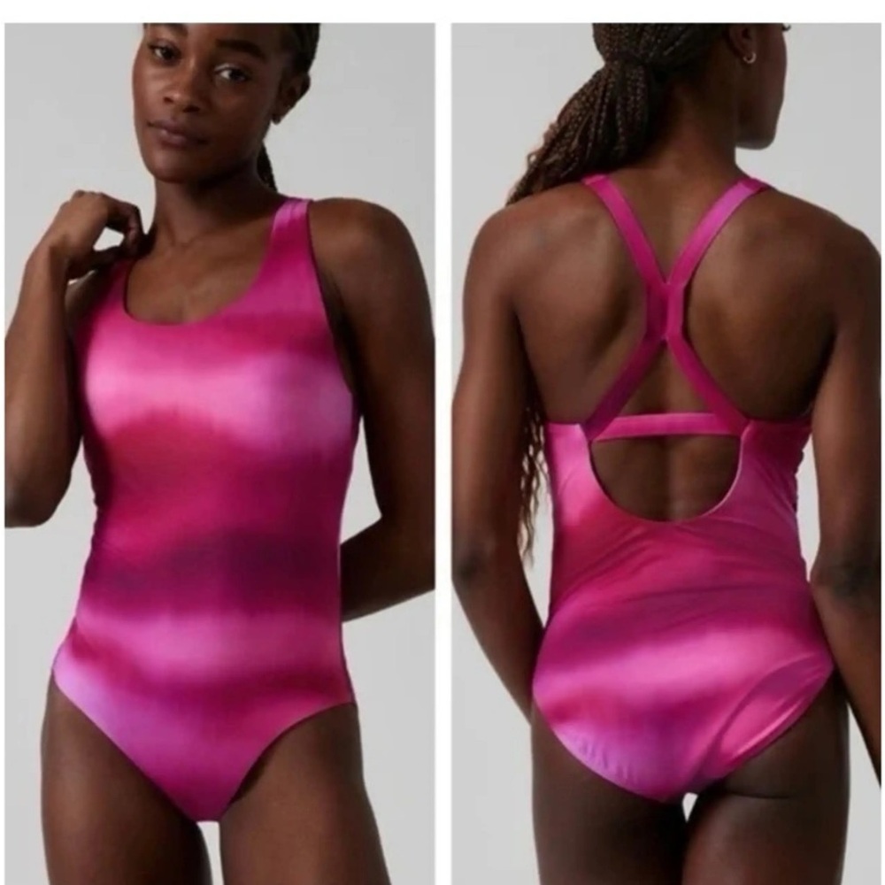 NWT Athleta Malibu One Piece Swimsuit Size L